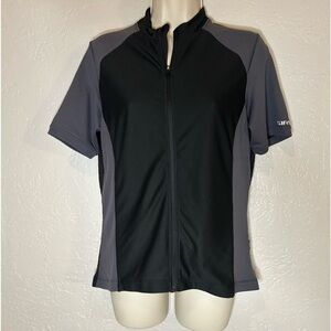 Giro women's black and gray cycling shirt size L